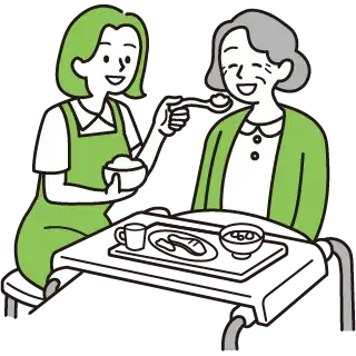 昼食・食事動作の訓練